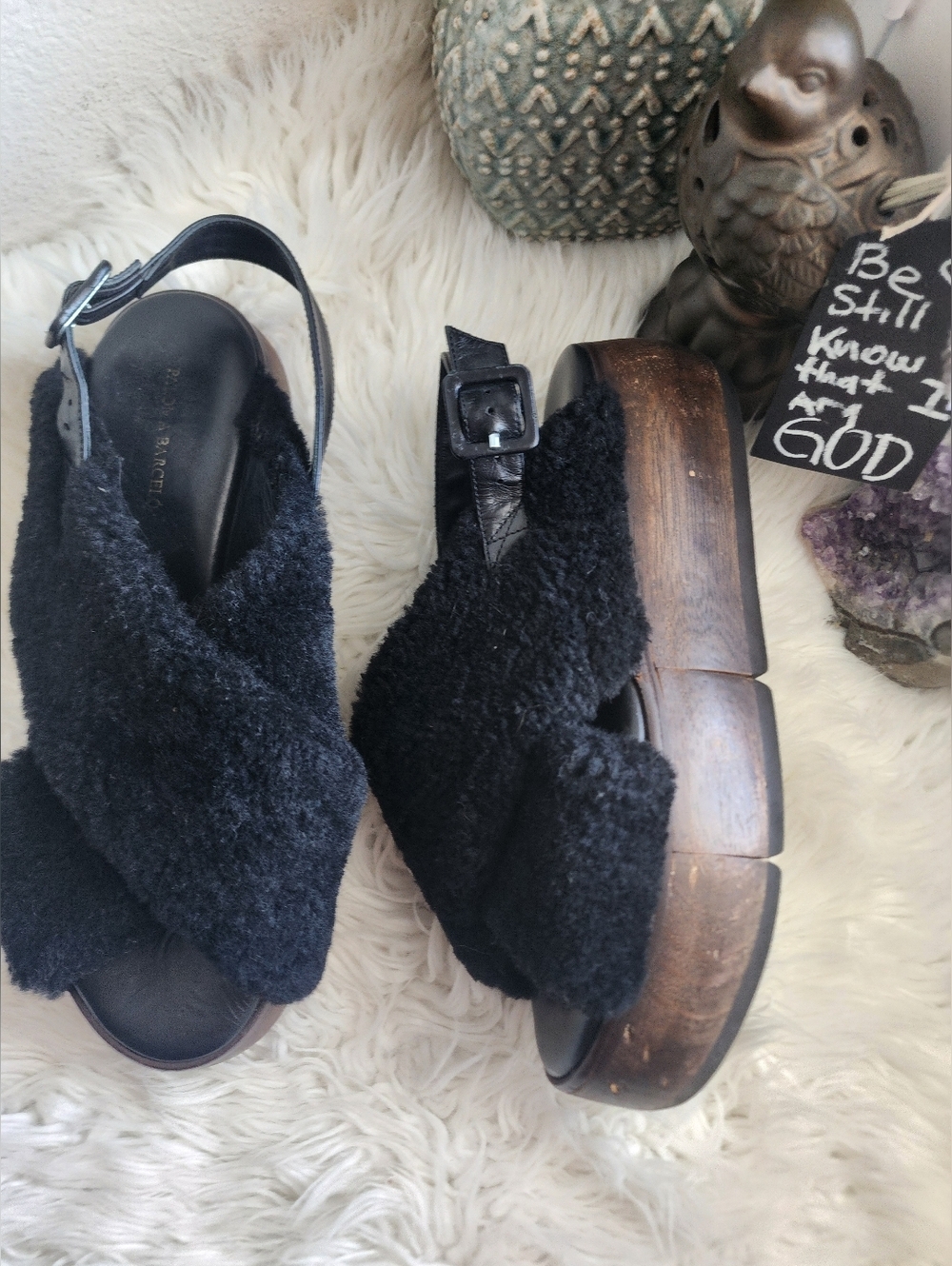 PALOMA BARCELO BY ANTHROPOLOGIE LEATHER  AND SHEEPSKIN SIZE 11 - Picture 14 of 16